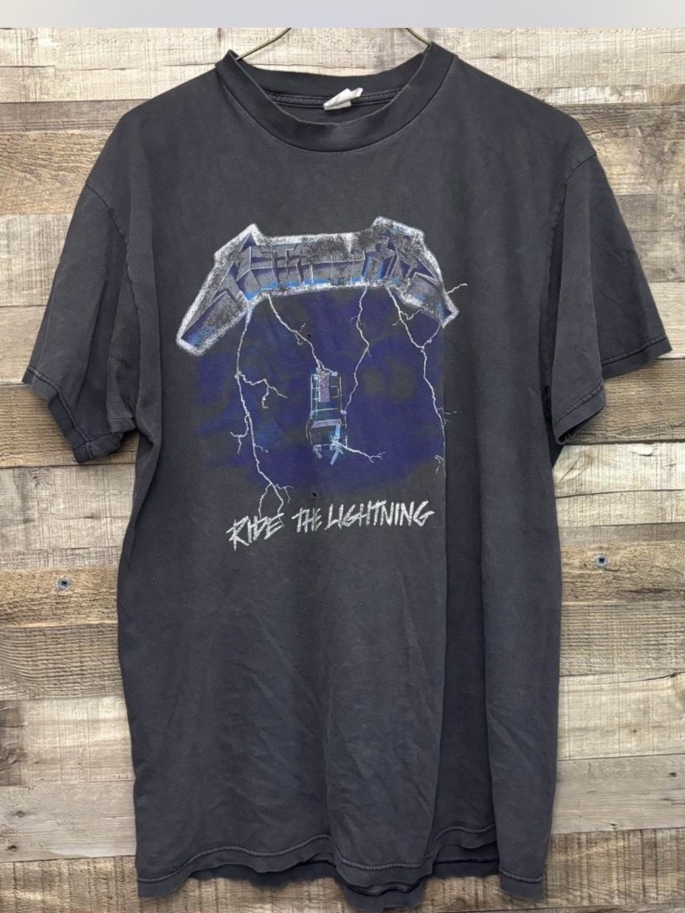 Vintage Metallica authentic band tour shirt 'Ride the Lightning' 1994 tee Sz XL